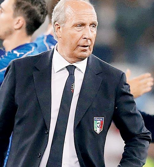 Italy coach Gian Piero Ventura 