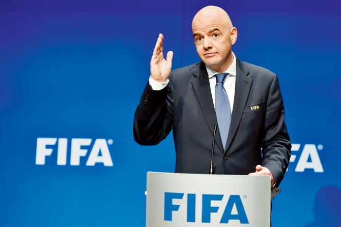 FIFA president Gianni Infantino