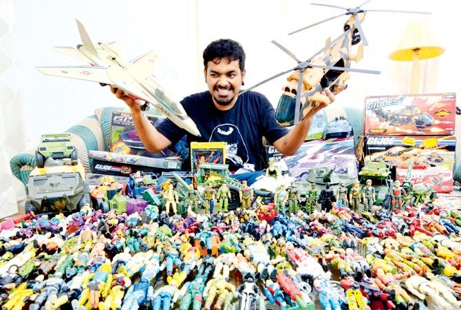 Harshvardhan Raghav has over 200 GIâu00c2u0080u00c2u0088Joes and related accessories, including their vehicles, in his collection