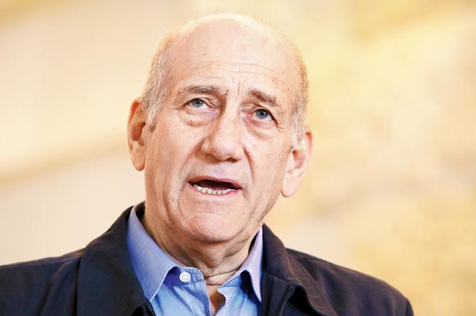 Ehud Olmert. Pic/AFP
