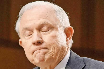 Sessions' four stages of grief at Senate hearing