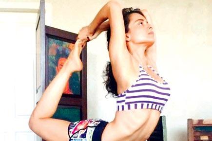 Kangana Ranaut's death-defying yogic poses are a must-see