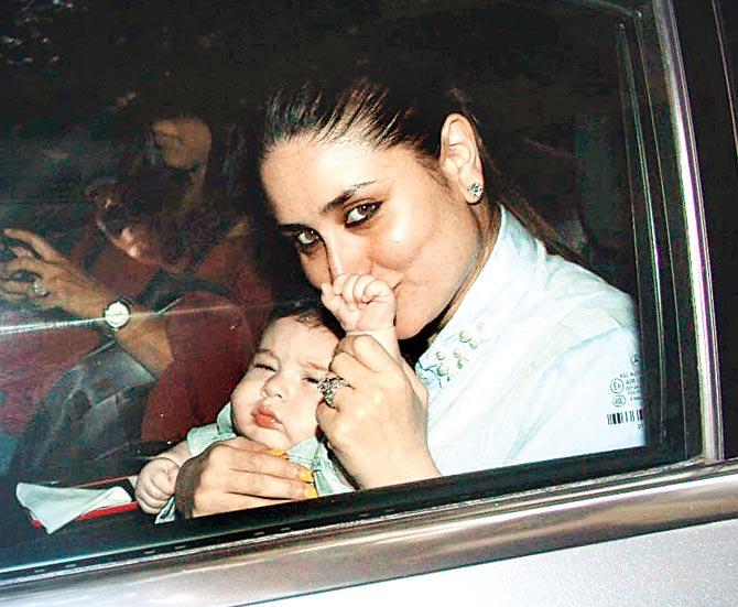 Kareena Kapoor Khan with son Taimur