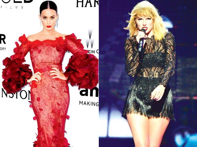 Katy Perry and Taylor Swift