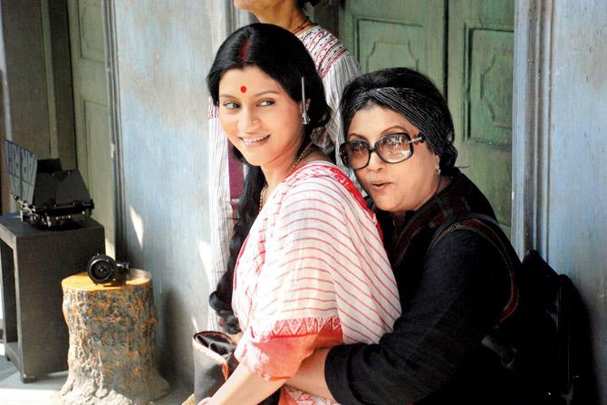 Konkona Sen Sharma with mother Aparna Sen