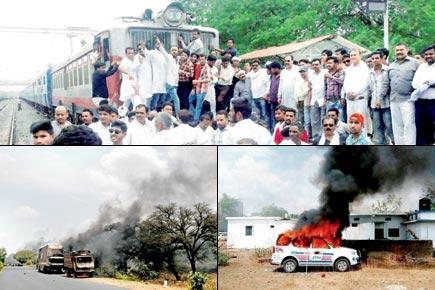 Farmers' protest: It's violence and arson in western Madhya Pradesh