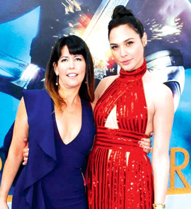 Patty Jenkins and Gal Gadot