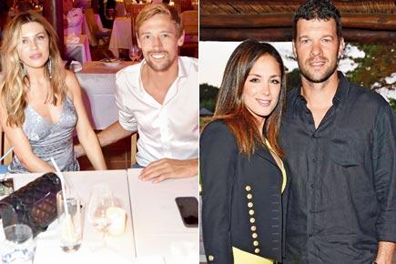 Peter Crouch, Michael Ballack chill at invitational golf dinner