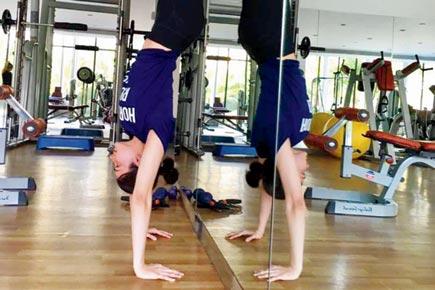 This photo of Prachi Desai doing a handstand will blow your mind