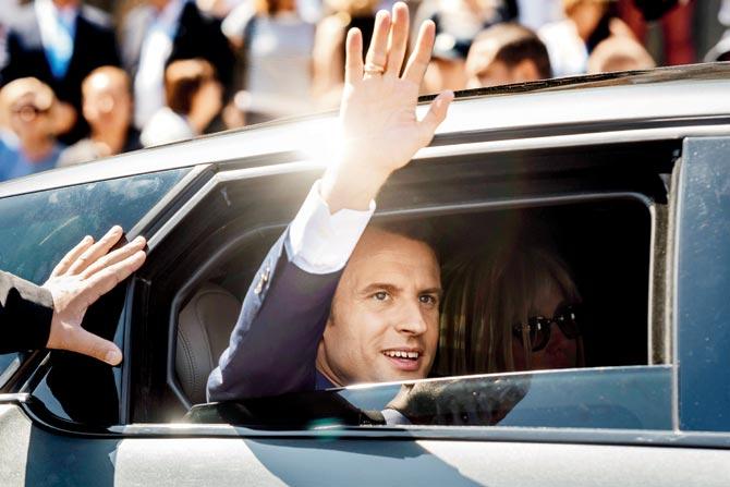 President Emmanuel Macron. Pic/AFP