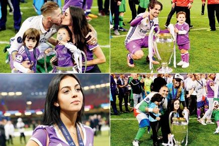 Photos: Ronaldo's girlfriend, Real Madrid stars celebrate Champions League title