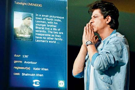 Shah Rukh Khan is the star in 'Tubelight' at this cinema hall