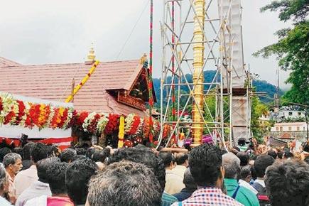 Didn't damage Sabarimala flag post, it was a ritual: Devotees