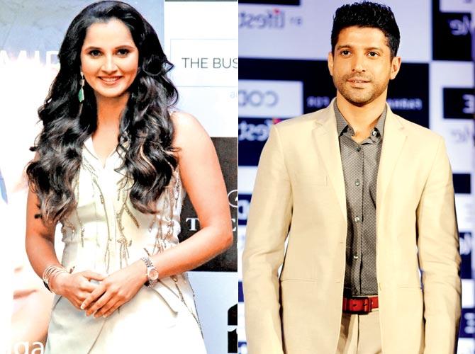 Sania Mirza and Farhan Akhtar