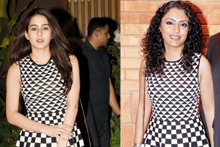 Sara Ali Khan and Parveen Dusaj spotted in similar outfit