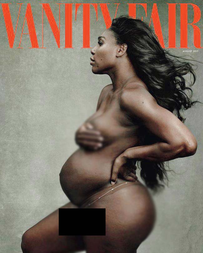 Hot Mom To Be Serena Williams Poses Nude For A Magazine