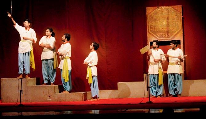 Stills from the play