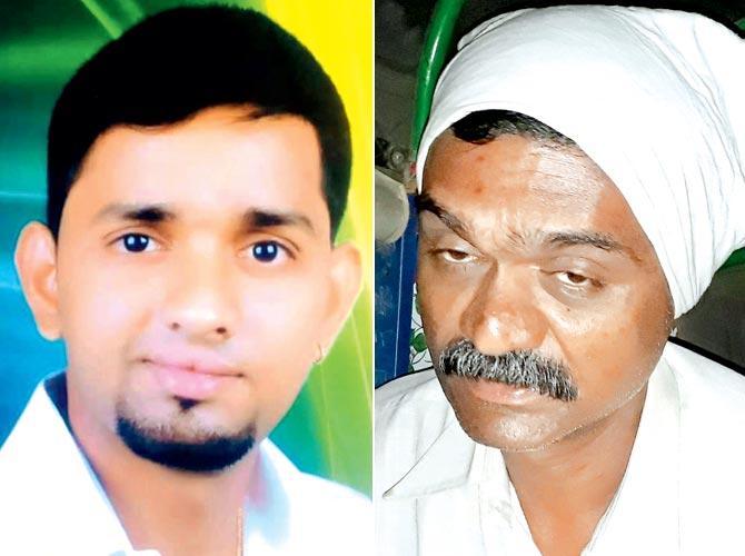 Vinayak Shevale (left) assaulted traffic constable Deepak Nikale on Friday