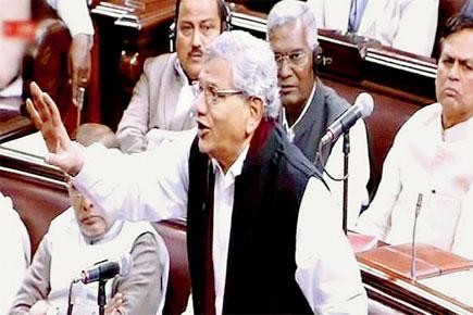 2 held for barging into CPI(M) office, trying to manhandle Sitaram Yechury