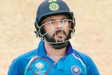 Is Yuvraj Singh still in Champions Trophy mode? This jersey says so...
