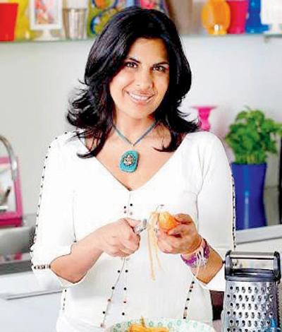 The picture of Anjum Anand from the blog
