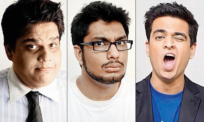 Tanmay Bhat, Gursimran Khamba, Rohan Joshi of AIB