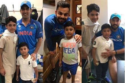 Dhoni, Kohli, Yuvraj's cute photo with Pakistani cricketer Azhar Ali's kids