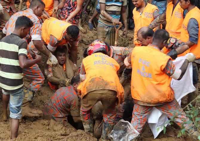 Bangladesh landslides toll reaches 151