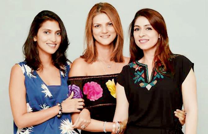 Dolly Sidhwani, Nandita Mahtani and Bhavana Pandey