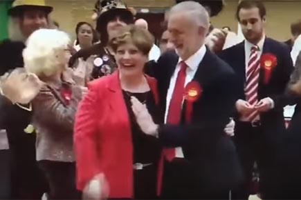 UK Election: Jeremy Corbyn accidentally slaps Emily Thornberry's breast