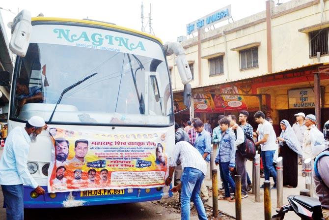 The Shiv Sena and the NCP are in a tug-of-war to emerge as the heroes who started free evening bus rides for Mumbra locals during Ramzan, to enable residents to reach home in time for iftaar.
