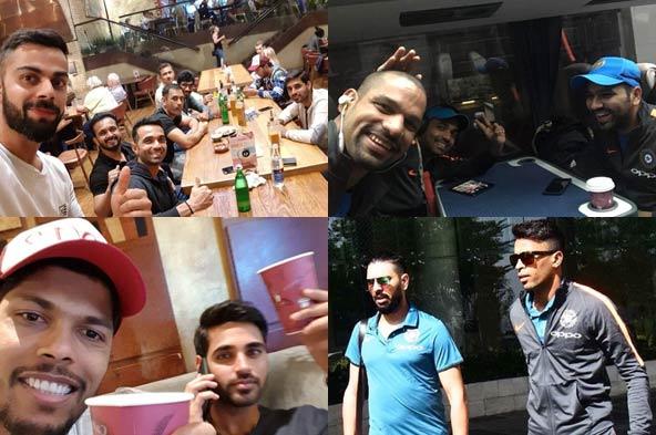 Team India chill out in England during Champions Trophy