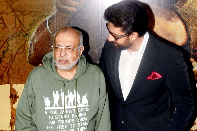 JP Dutta and Abhishek Bachchan