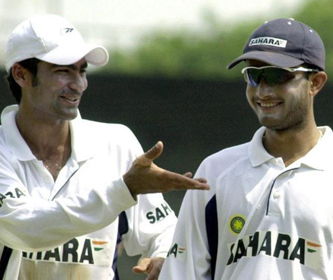 Mohammad Kaif and Sourav Ganguly