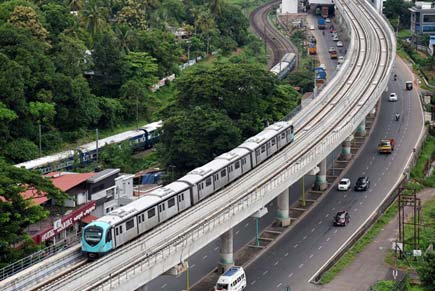 Narendra Modi takes a ride on newly inaugurated Kochi Metro