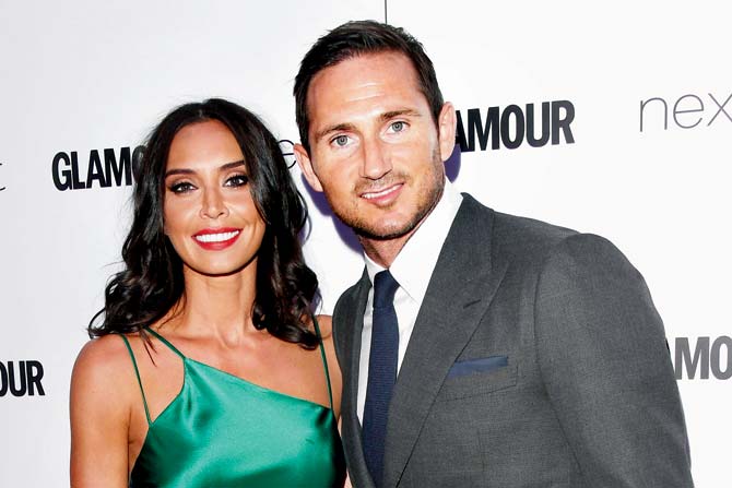 Frank Lampard can't keep his hands off wife Christine Bleakley