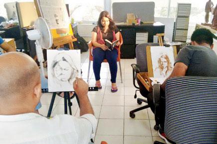 Lower Parel artists making live portraits more accessible
