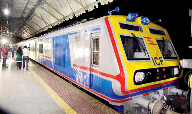 Western Railway (WR) authorities are hoping to start the air-conditioned electrical multiple unit (EMU) rake from this Diwali. File Pic