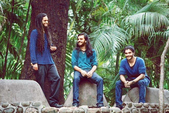 Ashwin Shriyan (bass), Prateek Rajagopal (guitar) and Nishith Hegde (guitar) make up The Minerva Conduct