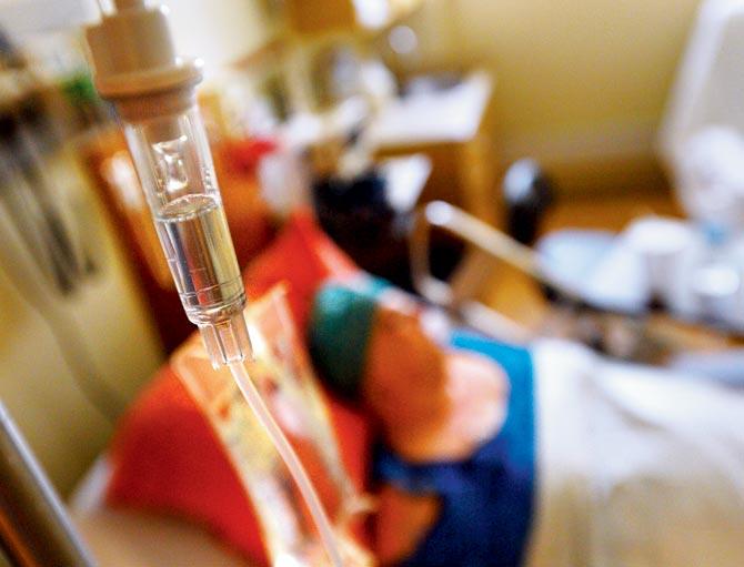  Currently, the most common way to administer chemotherapy is intravenous, allowing the medication rapid entry into the blood stream. Representation Pic,Getty Images