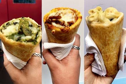 Pizza gets rolled up: A Bandra joint is serving the Italian food in a cone