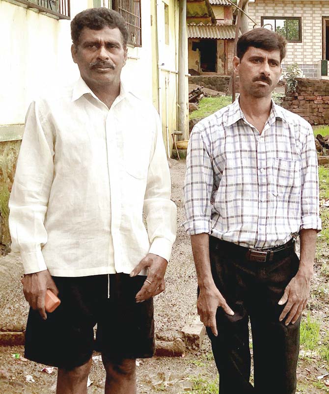 Ram Longle and Bhagwan Longle had to abandon part of their land