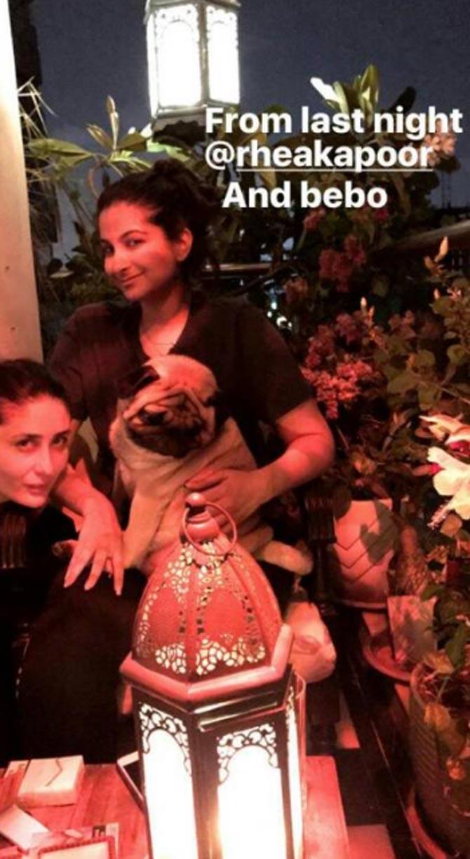 Photo: Kareena Kapoor Khan parties with Rhea Kapoor