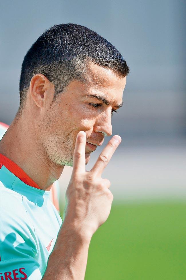 Portugal captain Cristiano Ronaldo. Pic/AFP