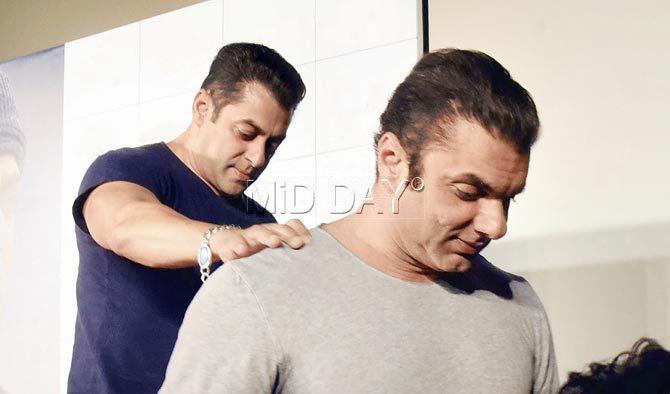 Salman and Sohail Khan. Pic/Nimesh Dave