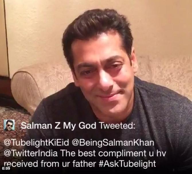 Salman Khan reveals the best compliment he has received from father Salim Khan