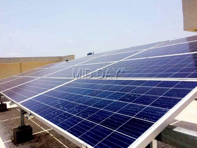 Rooftop solar system installed