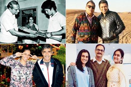 Sachin Tendulkar and other Indian sports stars share photos on Father's Day