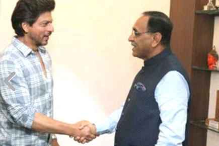 Photos: Shah Rukh Khan meets Gujarat CM Vijay Rupani in Gandhinagar