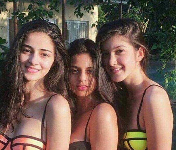 How Suhana Khan, Ananya Pandey and Shanaya Kapoor are chilling in hot summer